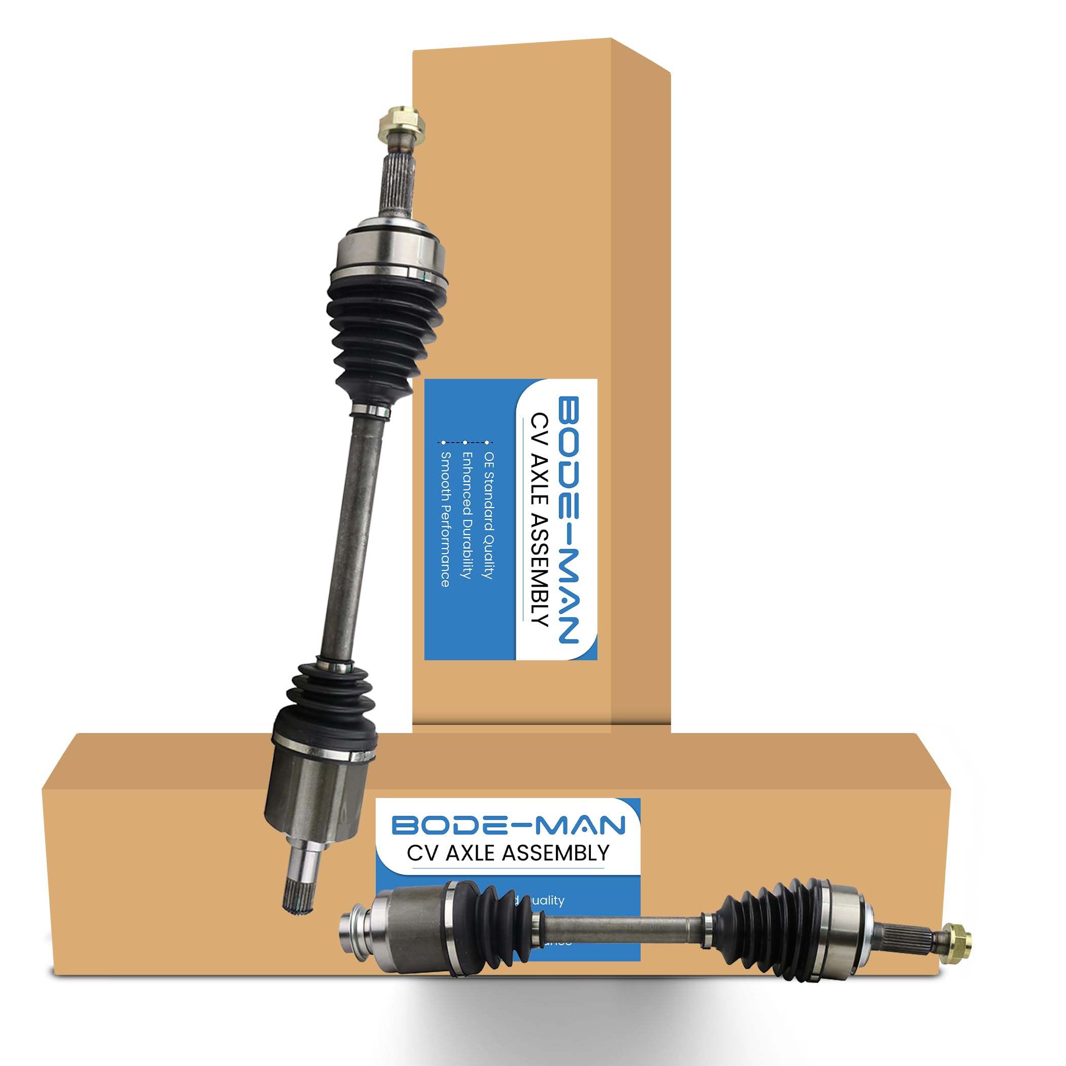 2003-2007 Honda Accord L2 2.4L Manual Transmission Front CV Axle Shaft Pair - Replacement Drive Shaft Assembly for Smooth Ride & Power Transfer - Perfect for DIY Repairs, Off-Roading & Daily Commuting