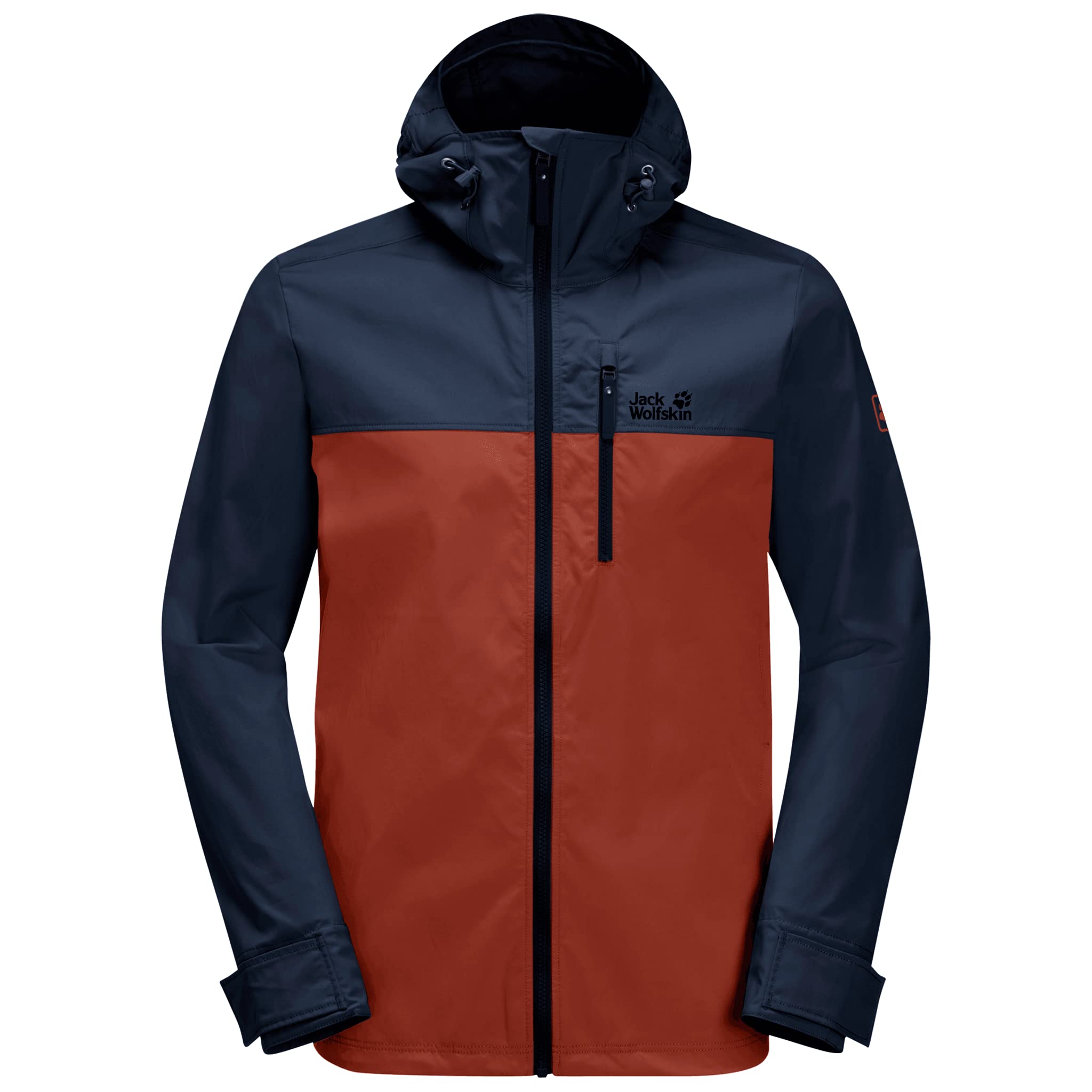Jack Wolfskin Men's Windproof Jacket for Outdoor Hiking