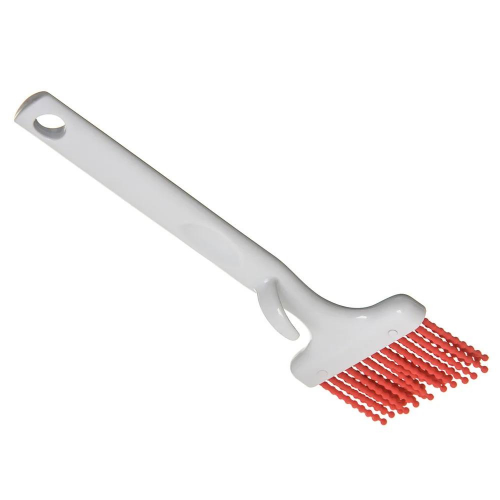 Carlisle 4040505 Sparta Silicone Basting Brush - Heat-Resistant Red Kitchen Brush for Basting, Glazing & Grilling - Perfect for BBQ, Baking & Cooking