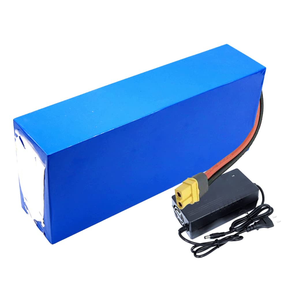 36V 6Ah Waterproof PVC Lithium-ion E-Bike Battery Pack with 2A Charger - Compatible with Electric Scooters, Tricycles & Street Bikes - Perfect for Commuting, Urban Travel & Outdoor Adventures