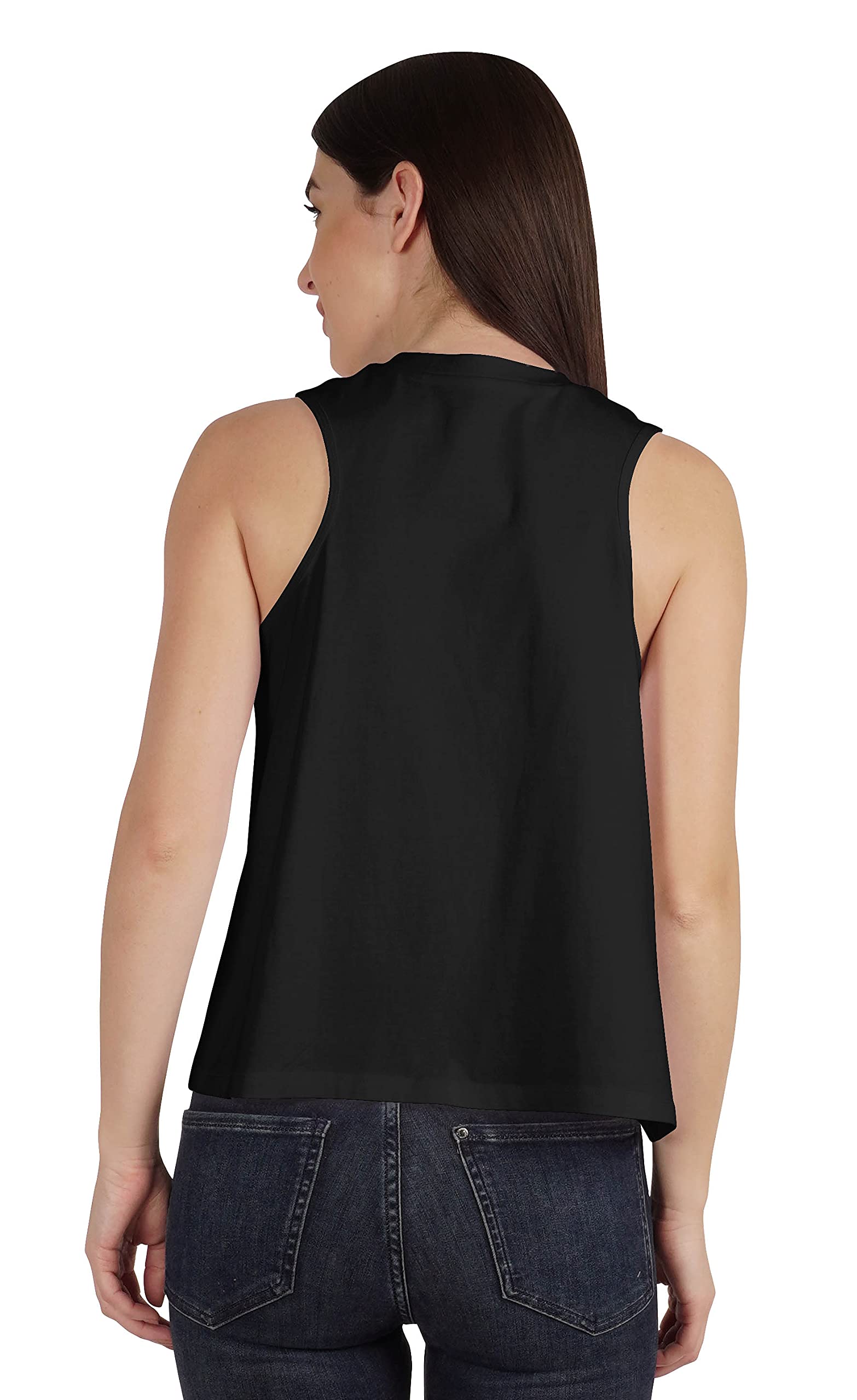 Inkmeso Women's Flowy Crop Tank Tops - Breathable Workout Shirts for Yoga, Gym & Summer Casual Wear | Comfortable Athletic Tops for Fitness & Daily Outfits