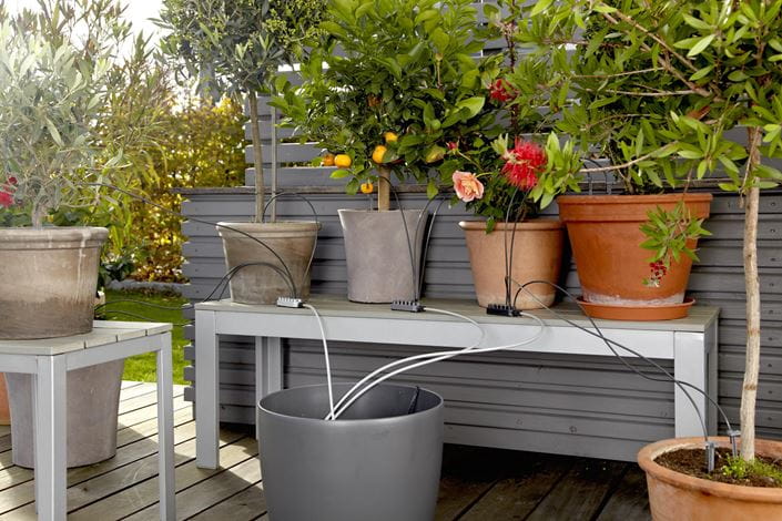 Gardena Holiday Watering Set - Automatic Plant Watering System for Indoor & Outdoor Plants - Perfect for Vacation, Travel & Home Gardening