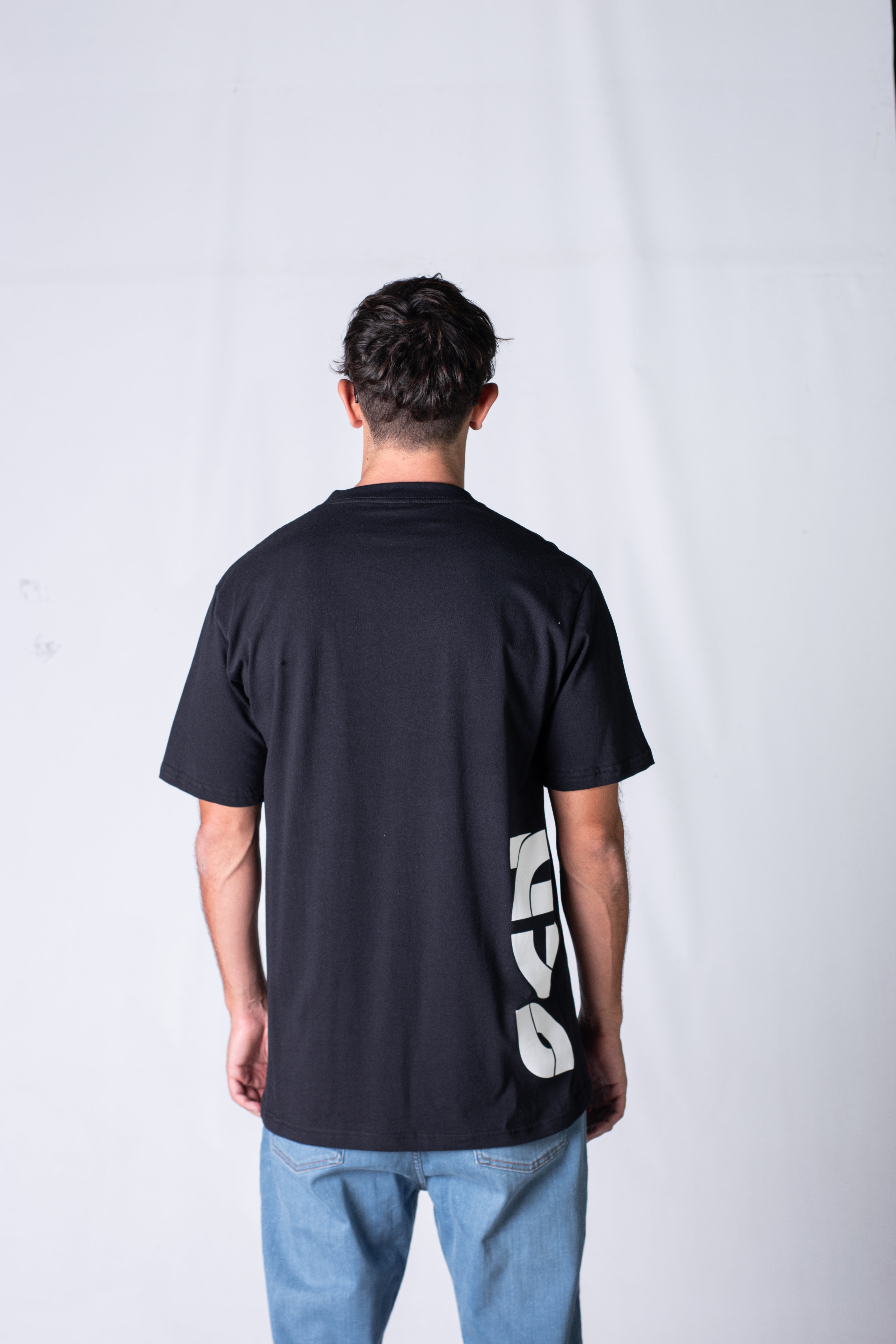 Original Black OCN Men's T-Shirt - Premium Cotton Comfort Fit for Casual Wear & Everyday Outfits