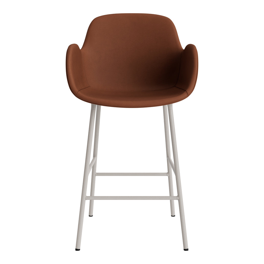 Stylish Fully Upholstered Form Counter Armchair - Perfect for Kitchen Islands, Breakfast Bars & Home Dining Areas
