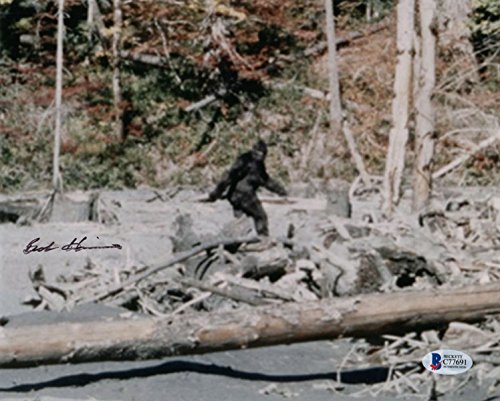Authentic Bob Heironimus Signed Autographed 8x10 Photo - The Man in the Bigfoot Suit - Beckett BAS Certified - Perfect for Collectors, Bigfoot Enthusiasts, and Cryptozoology Memorabilia Displays