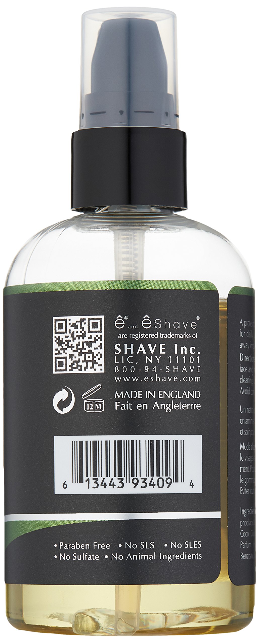 êShave Premium Facial Cleanser for Men - 4 oz Gentle Exfoliating Face Wash - Perfect for Daily Skincare & Post-Shave Routine