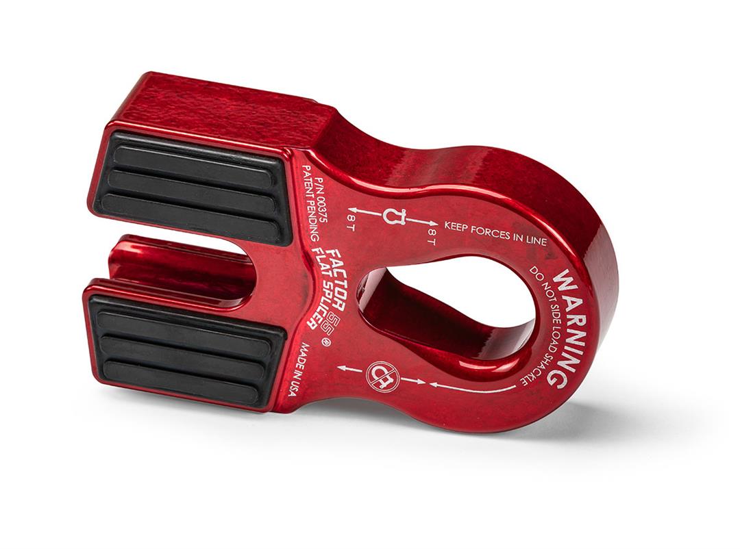 Factor 55 Flat Splicer - Heavy Duty Off-Road Winch Accessory for Jeep, Truck & SUV Recovery | Perfect for Trail Riding, Towing & Emergency Situations