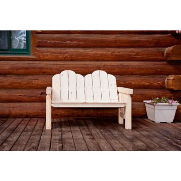 Homestead Deck Bench - Outdoor Wooden Bench for Patio, Garden, and Backyard - Perfect for Relaxing and Entertaining