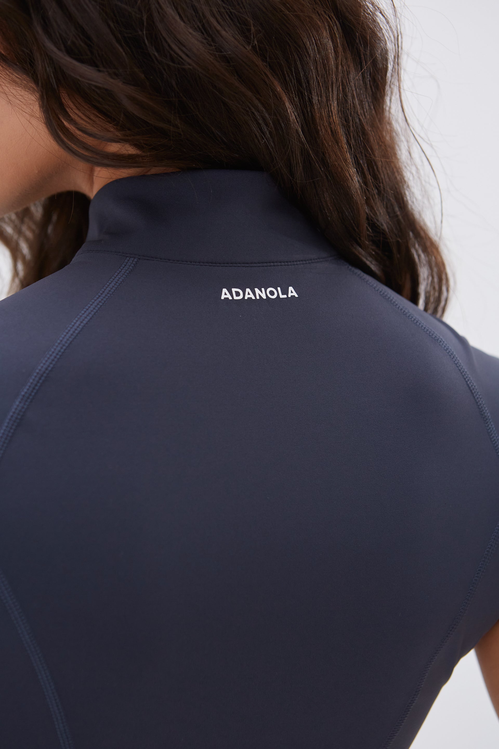 Ultimate Short Sleeve Zip Up Top for Women - Breathable Midnight Blue Activewear for Running, Yoga & Casual Wear
