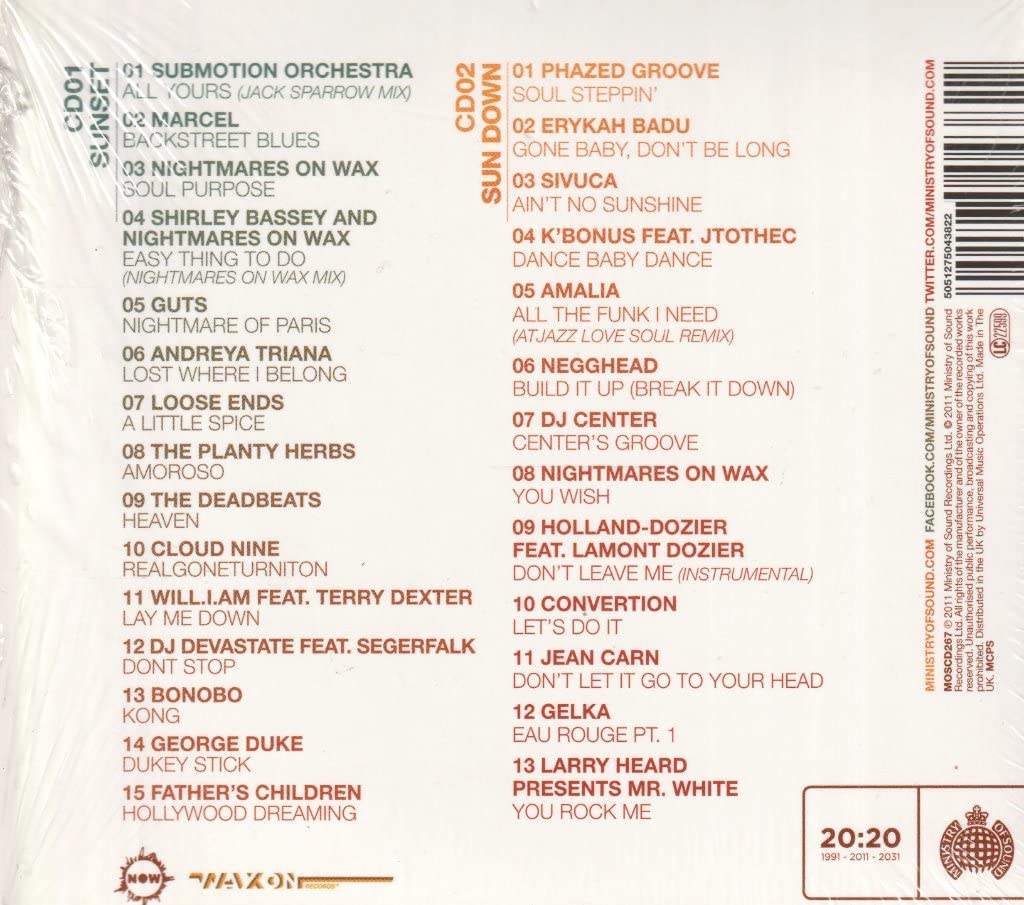 Nightmares on Wax Presents: Wax Da Beach - Vinyl Record & Electronic Music Album | Perfect for Beach Parties, Relaxation & DJ Sets