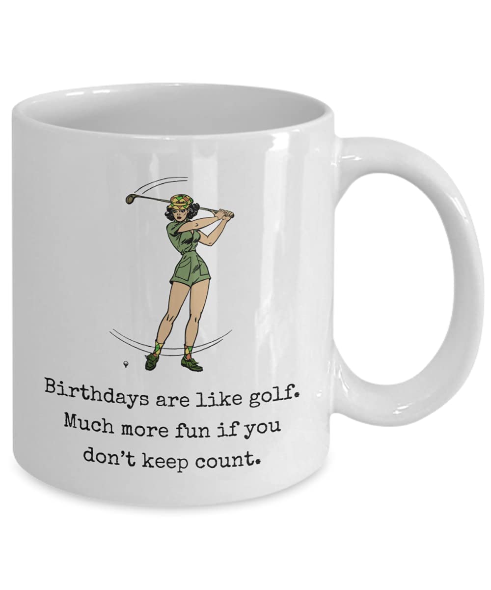Funny Golf Coffee Mug - Perfect Golfer Birthday Gift for Men & Women - Ideal Golf Player Present for Birthdays & Special Occasions - Great for Golf Lovers & Coffee Enthusiasts - Use at Home, Office or Golf Club