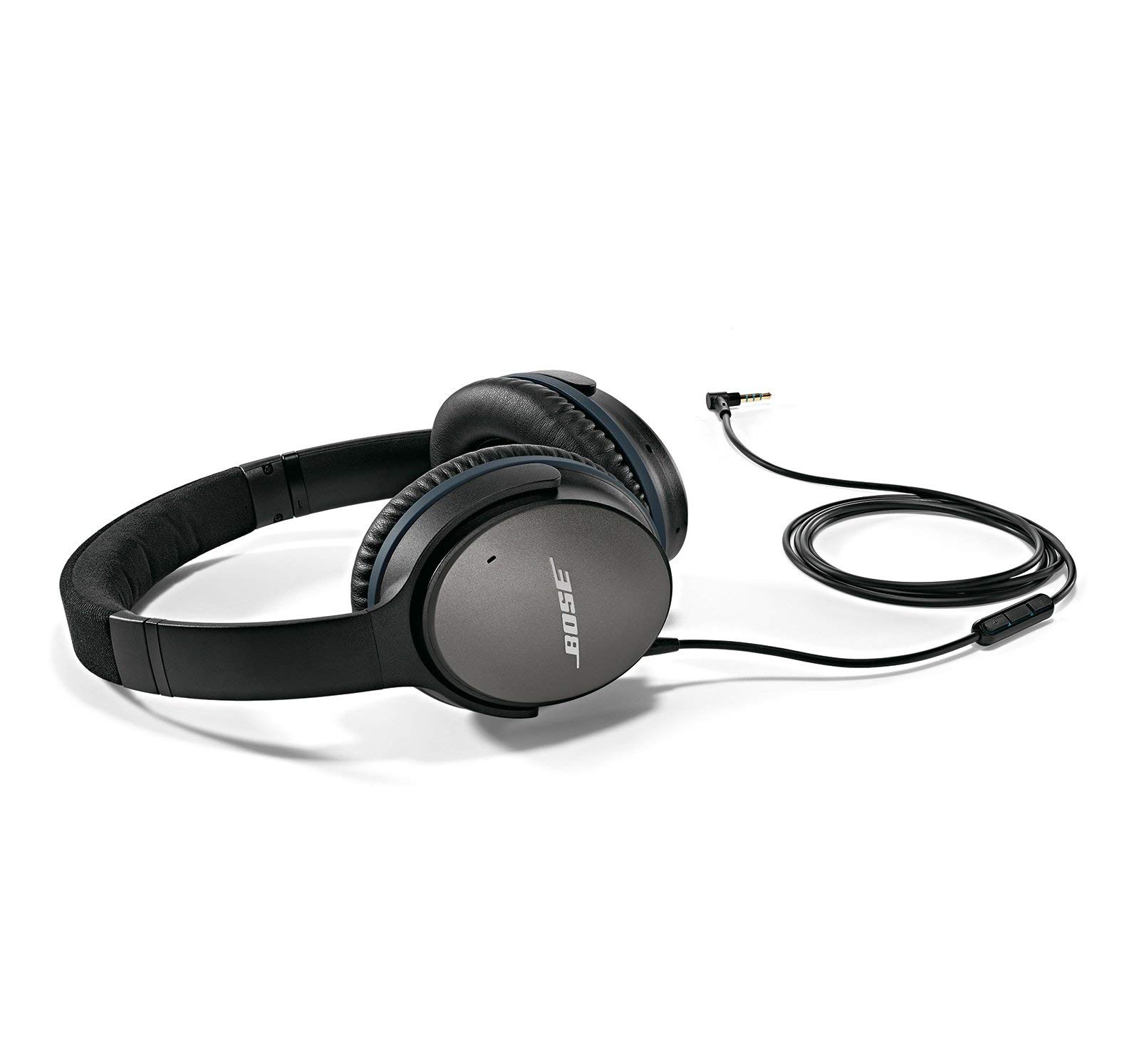 Bose QuietComfort 25 Noise Cancelling Headphones (715053-0010) - Certified Refurbished | Premium Sound Quality | Wireless Bluetooth Headset for Travel, Office & Home Use