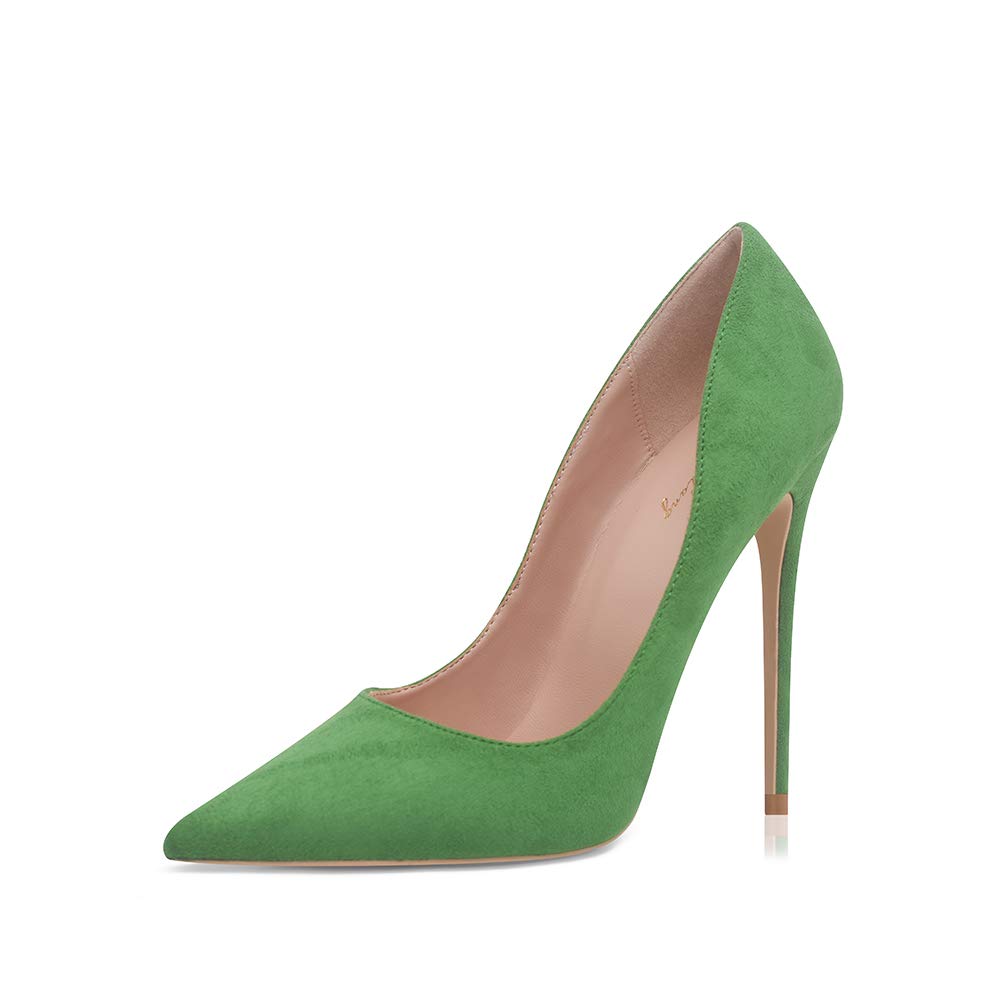 **Elisabet Tang Women's High Heel Pumps - Pointed Toe Stiletto Heels 4.7 Inch/12cm - Sexy Party Dress Shoes for Women - Perfect for Weddings, Night Out & Special Occasions**