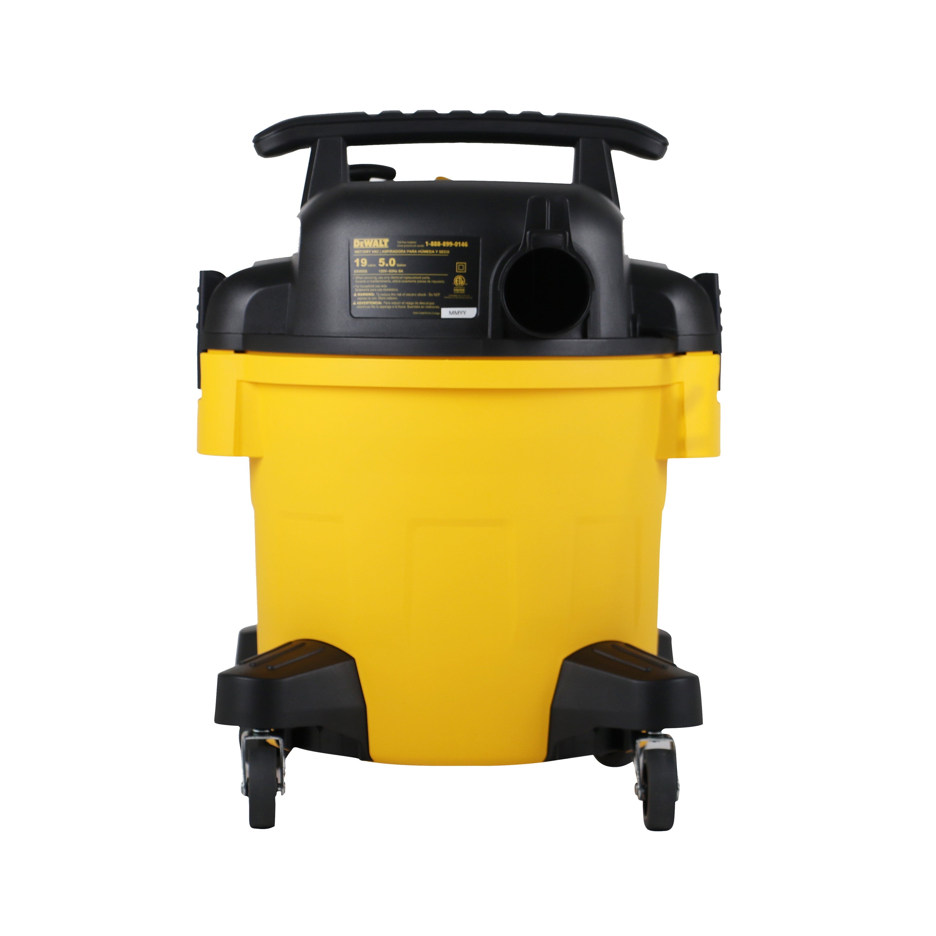 **DeWalt 5 Gallon 4.0 Peak HP Wet/Dry Vacuum Cleaner – Powerful Suction for Home, Garage, and Workshop Cleaning**