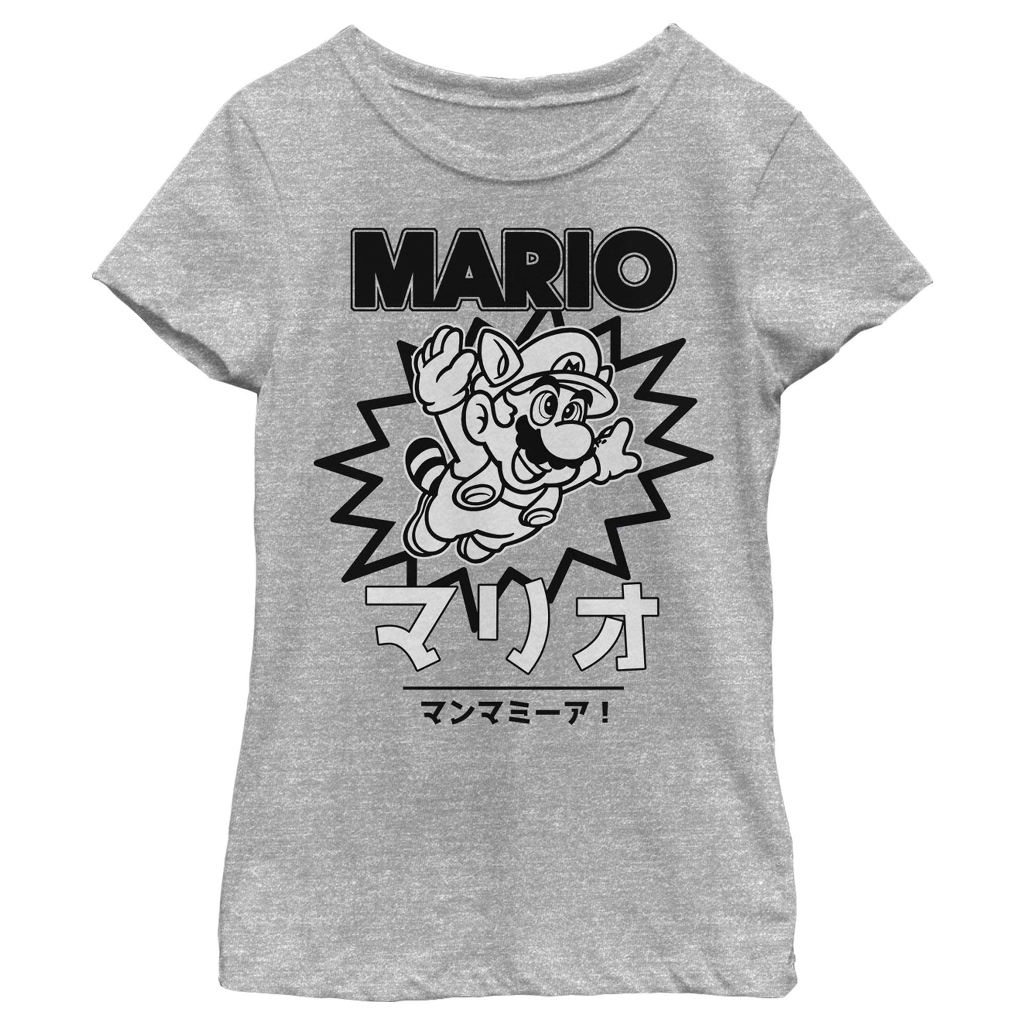 Nintendo Girls' T-Shirt | Official Licensed Graphic Tee | Cute Gaming Shirt for Women & Teens | Perfect for Cosplay, Gaming Events & Casual Wear