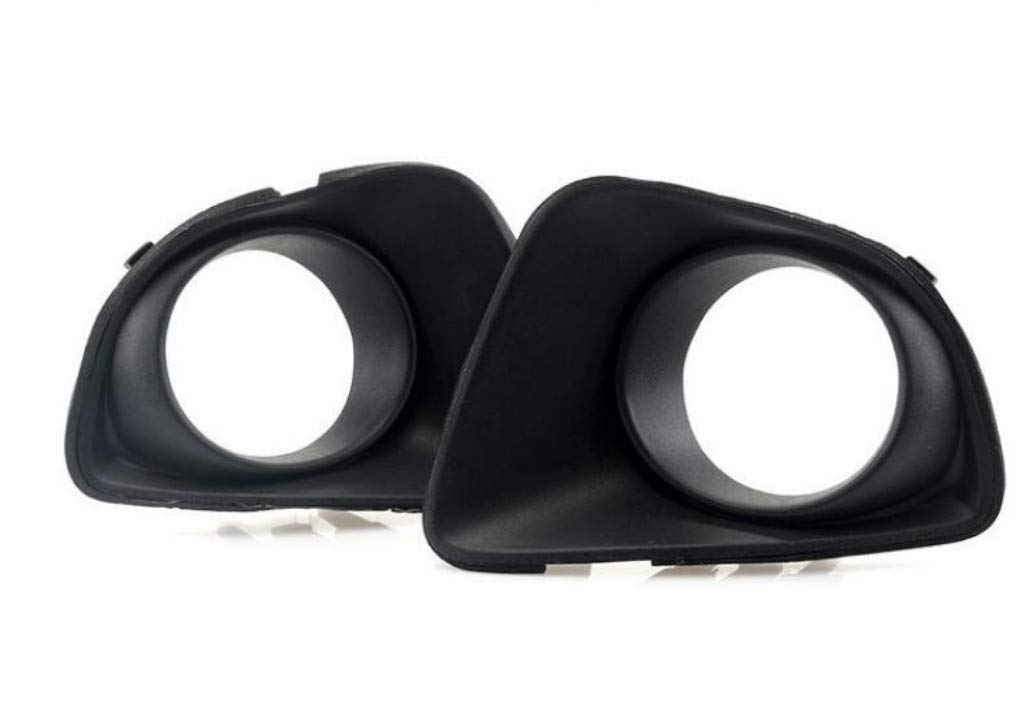 2007-2011 MAZDA 2 Clear Front Fog Light Replacement Lamps - Complete Assembly Kit (Pair) - Perfect for Night Driving & Bad Weather Visibility
