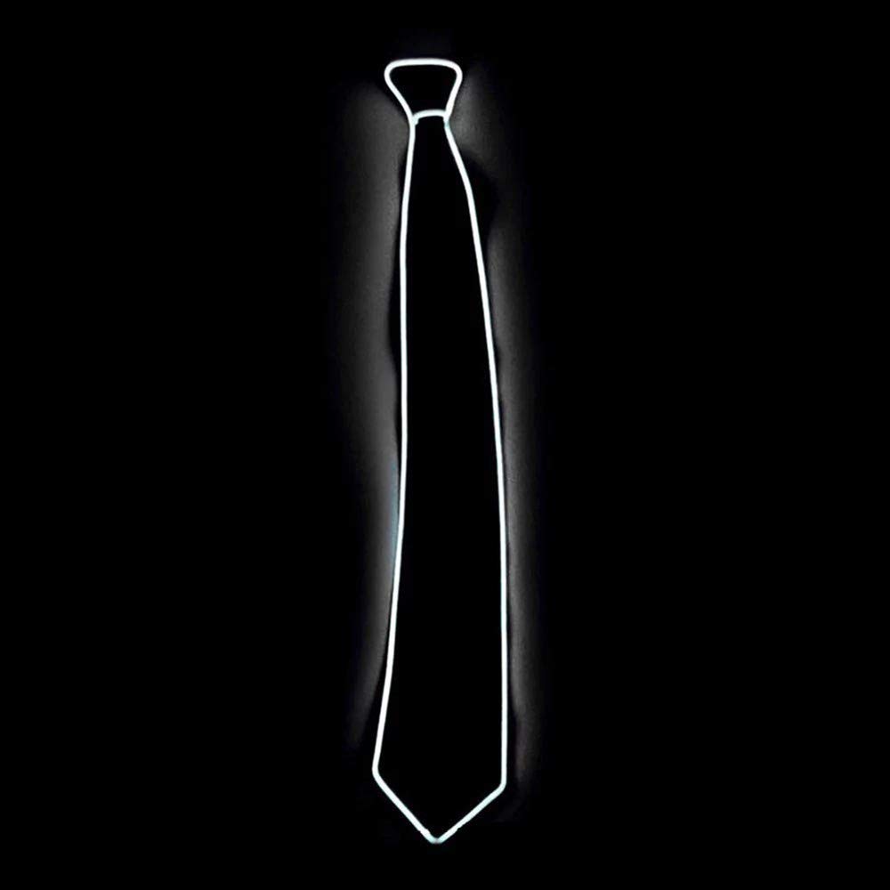 Glowing LED Light Up Tie for Men - Adjustable Flashing Necktie with Luminous Effects - Perfect for Parties, Raves, Halloween & Special Events