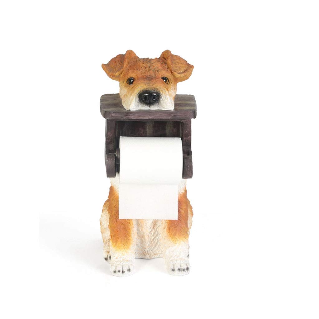 Cartoon Animal Toilet Paper Holder Stand - Free Punching Bathroom Tissue Dispenser with Roll Paper Tube Rack, Modern Paper Towel Box for Home & Office (Color: A) | Perfect for Bathrooms, Kitchens, Dorms & RVs