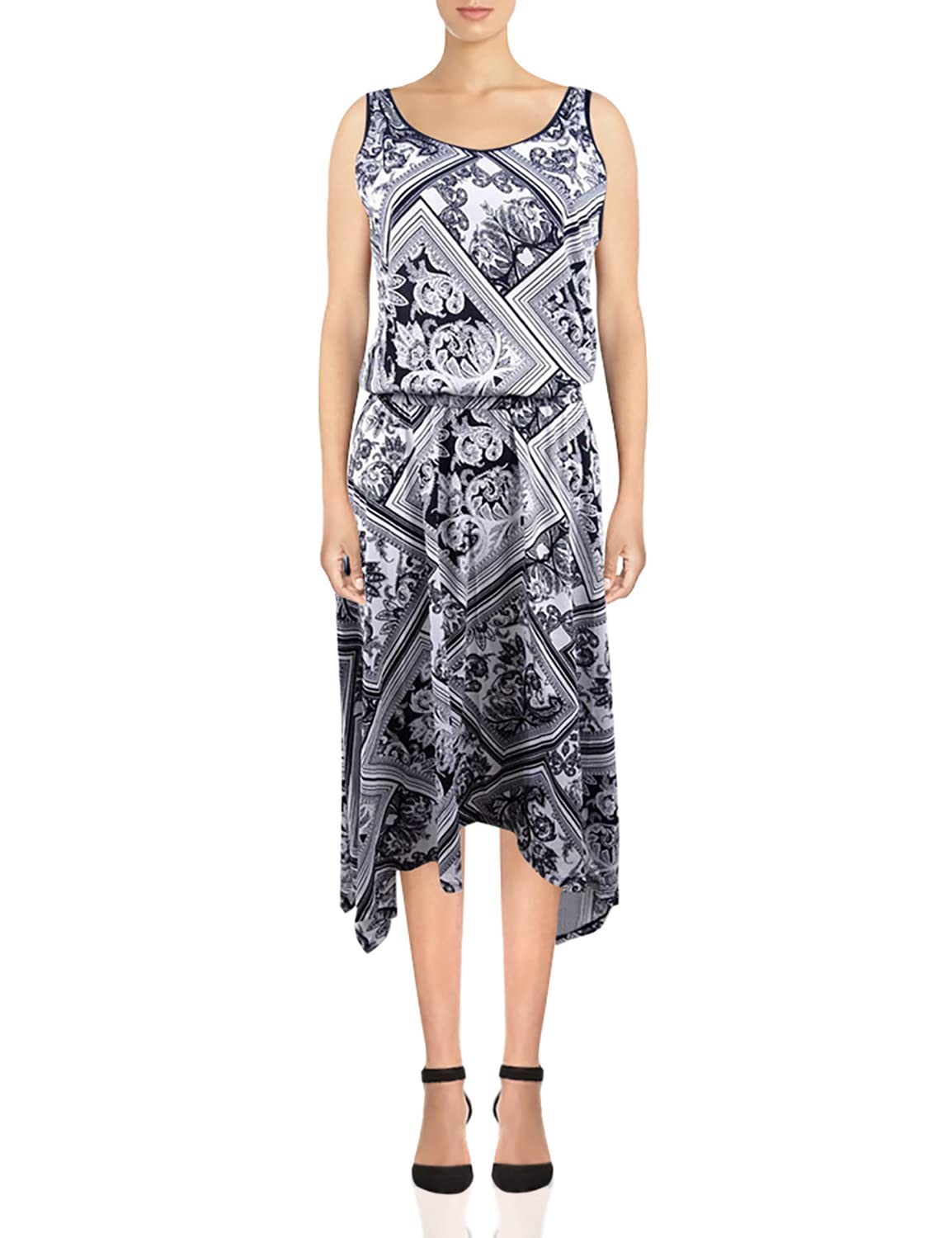 Lauren Ralph Lauren Women's Maxi Dress - 100% Pure Cotton Jersey, Flowy Long Summer Dress with Side Pockets | Perfect for Beach Vacations, Date Nights & Casual Outings