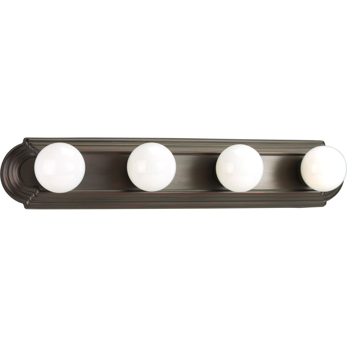 Broadway Collection 4-Light Bathroom Vanity Light - Modern Chrome Finish for Bathroom & Dressing Room Lighting