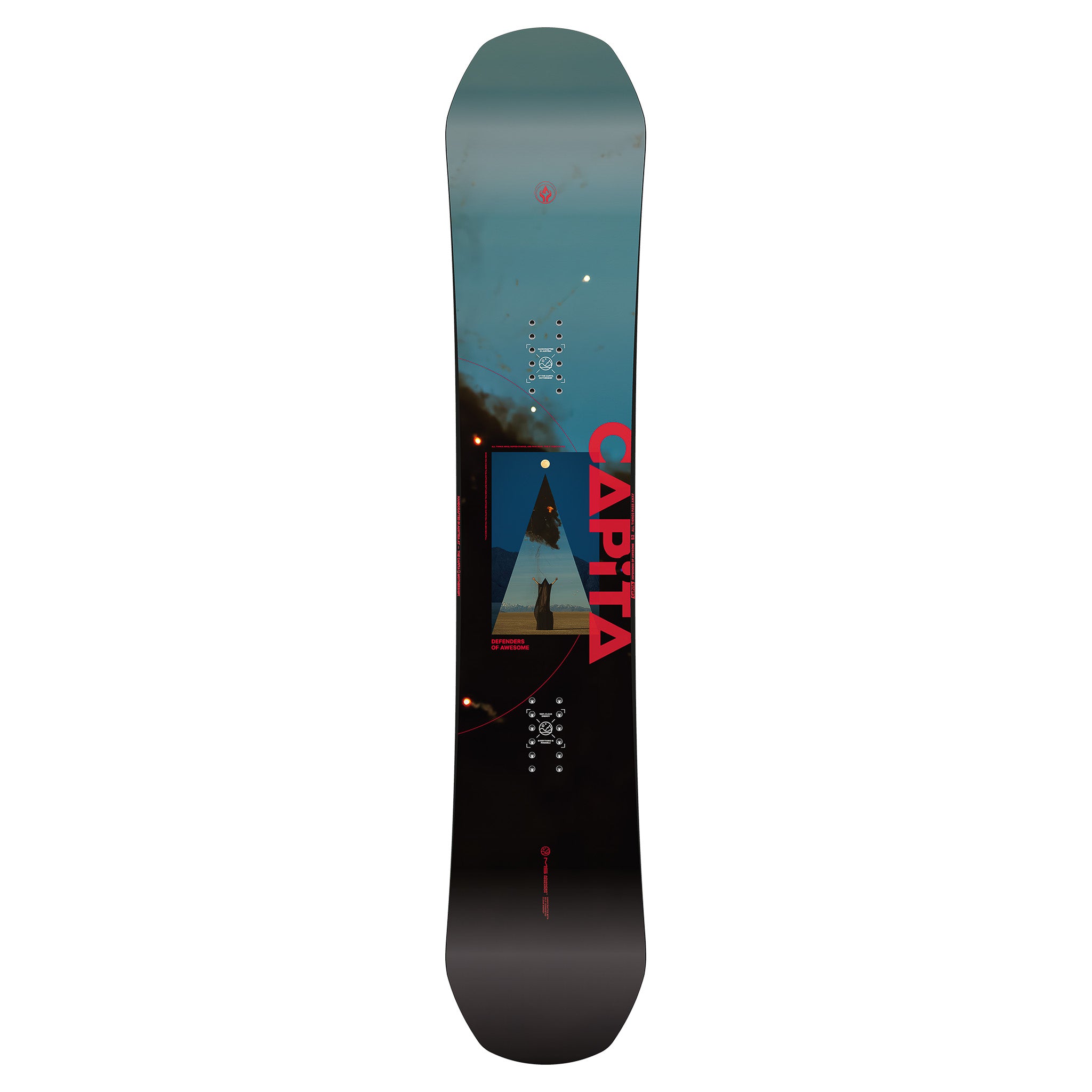 CAPiTA Defenders Of Awesome Snowboard 2025 - Premium All-Mountain Freestyle Snowboard for Men & Women - Perfect for Park, Powder & Freeride Adventures