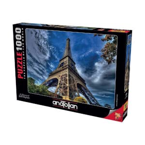 1000 Piece Anatolian Eiffel Tower Jigsaw Puzzle for Adults - Premium Quality Challenging Puzzle Game - Perfect for Family Game Night & Home Decor (Model #1080)