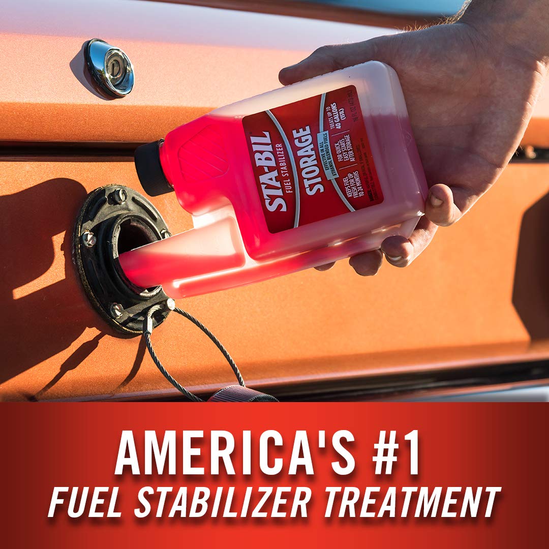 STA-BIL Fuel Stabilizer for Gasoline - 16 oz (12 Pack) | Keeps Fuel Fresh for 24 Months, Prevents Corrosion & Protects Engine | Ideal for Lawn Mowers, Generators, Boats & Seasonal Vehicle Storage