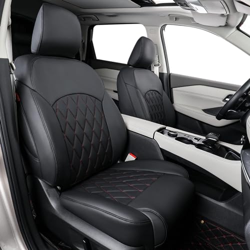 Leatherette(Black/Red)
