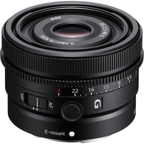 Sony FE 40mm f/2.5 G Full Frame Compact Prime Lens for Portrait, Street & Travel Photography - Perfect for Sony Alpha Mirrorless Cameras