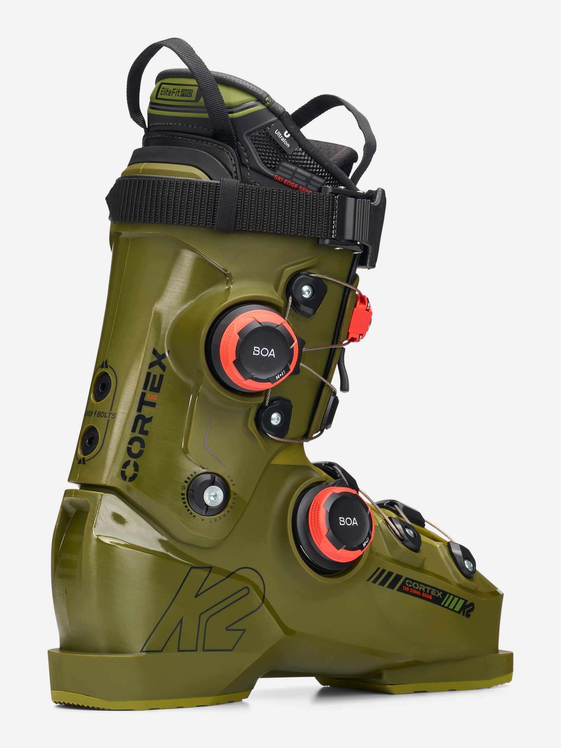 K2 Cortex 130 Zonal BOA Ski Boots 2026 - Men's High-Performance Ski Boots with BOA Closure System for Alpine Skiing & Freeride Adventures
