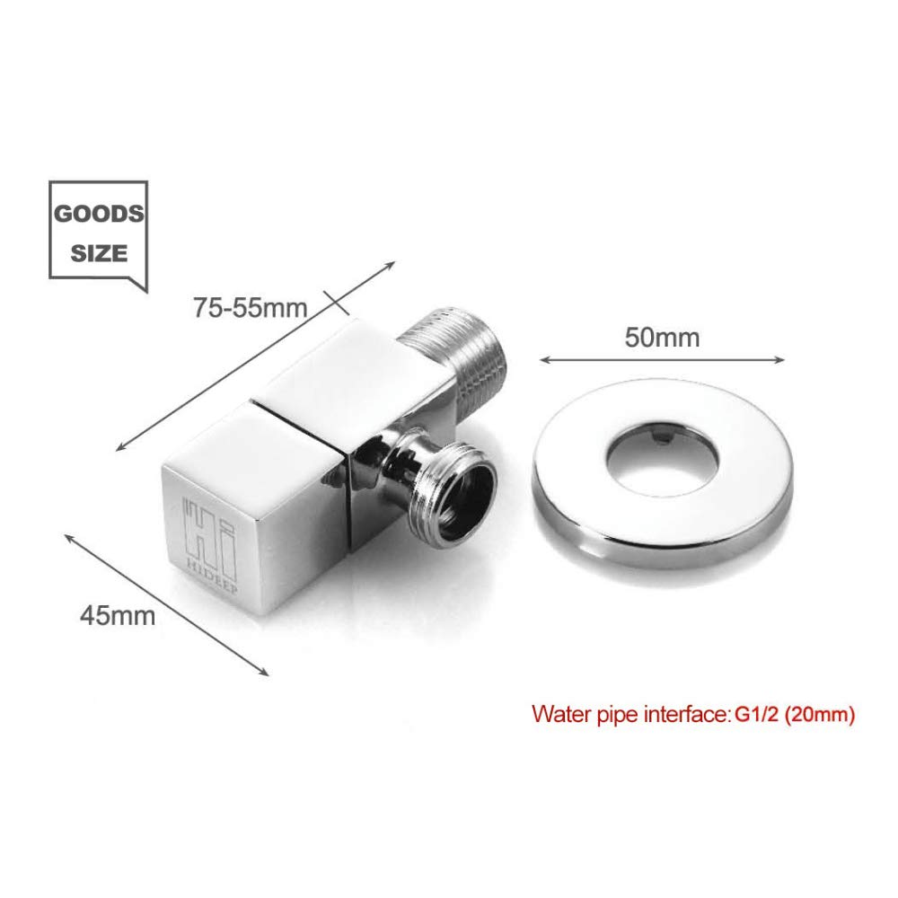 Premium Brass Handheld Shower Sprayer - Adjustable Toilet/Bidet Sprayer for Bathroom, Pet Bathing, Squatting Pan & Floor Cleaning | Perfect for Home, RV & Outdoor Use