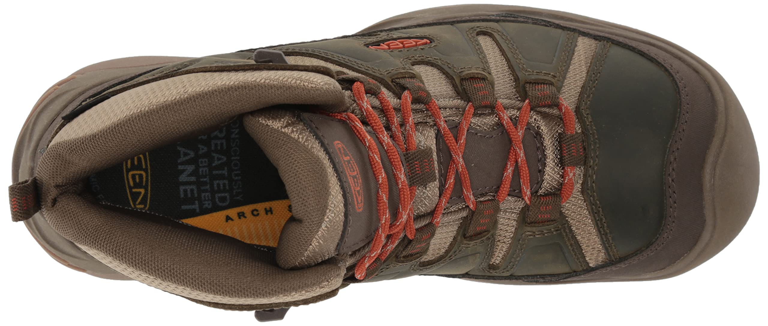 KEEN Men's Circadia Mid Height Waterproof Hiking Boots - Lightweight & Comfortable Outdoor Shoes for Trekking, Camping & Trail Walking