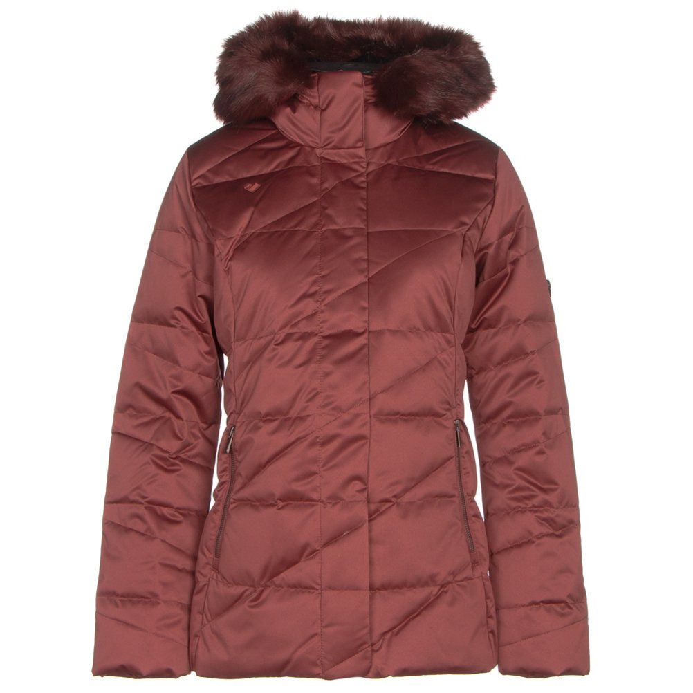 Obermeyer Women's Bombshell Down Parka - Copper Beach - Size 8 Regular - Warm Winter Coat for Outdoor Activities & Cold Weather