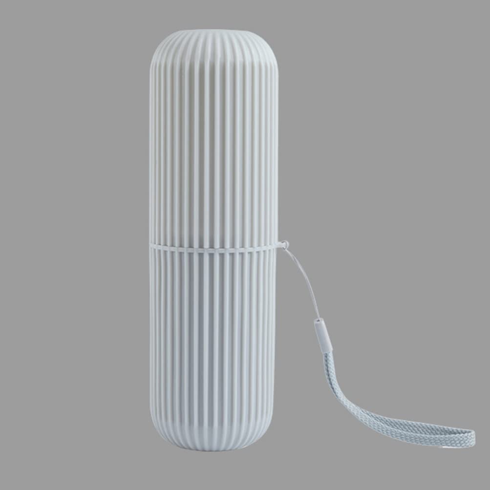 Zerodeko 1-Piece Travel Toothbrush & Toothpaste Holder - Portable Oral Care Organizer with Cover, Compact Box for Brushing Essentials | Perfect for Camping, Gym, and Business Trips