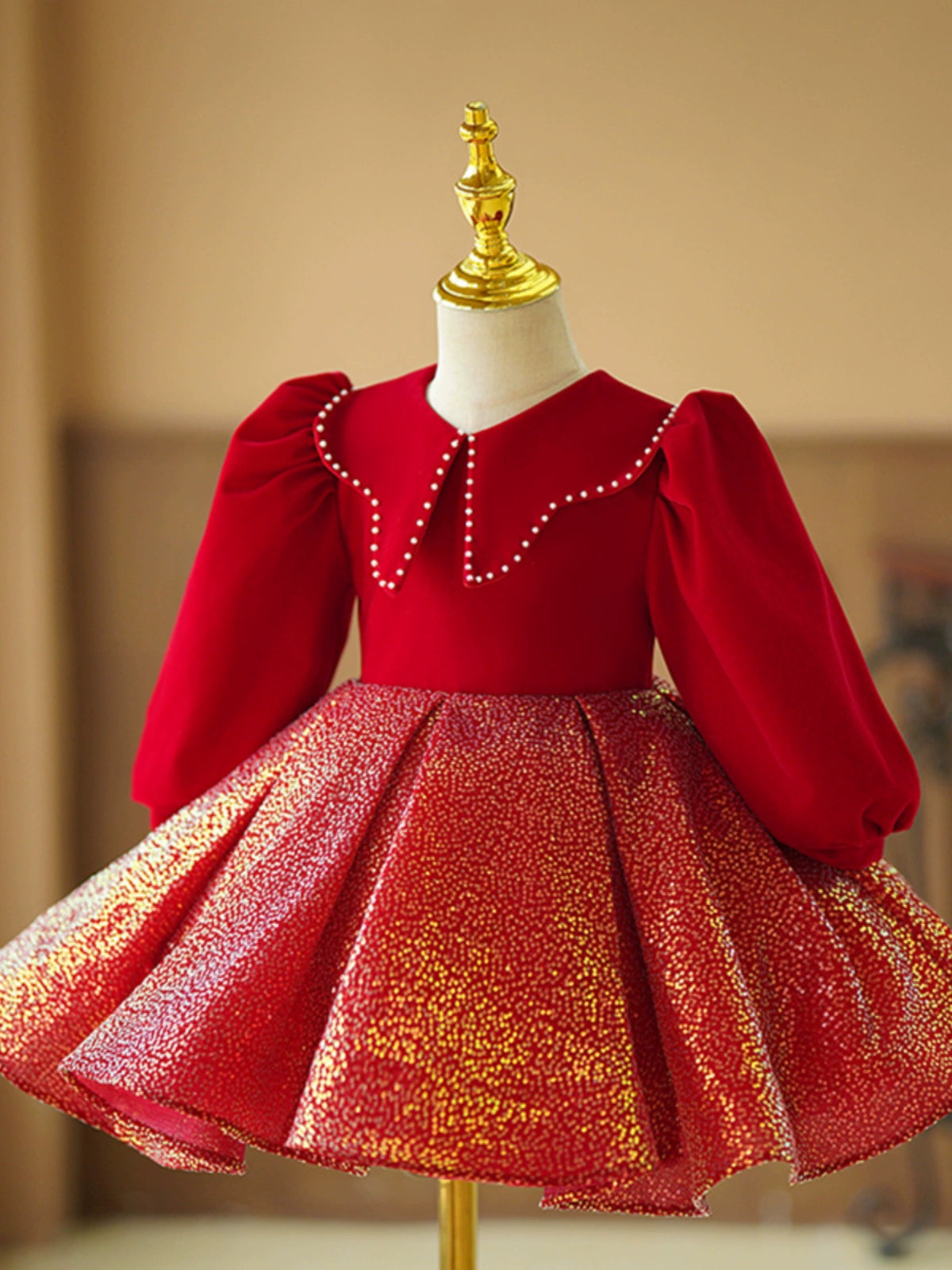 Adorable Baby Girl Baptism Dress – Toddler Pageant Gown for Christmas & Special Occasions – Perfect for Christenings, Weddings & Holiday Photos