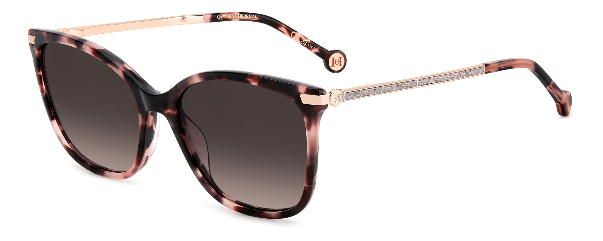 Carolina Herrera HER 0261/G/S Women's Luxury Sunglasses - UV Protection & Polarized Lenses for Driving, Beach & Outdoor Activities
