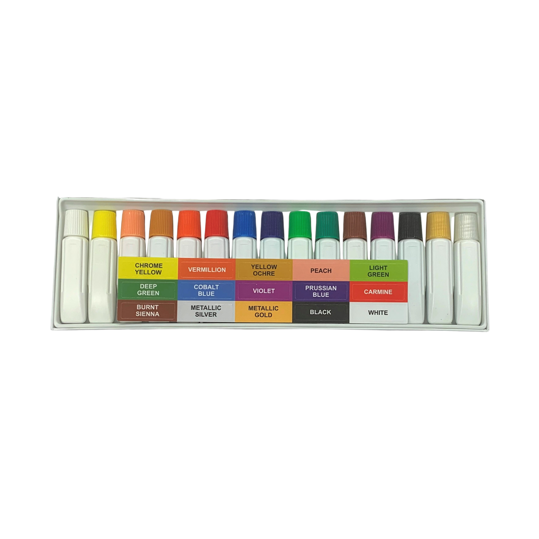 Niji Premium Watercolor Paint Set - 15 Vibrant Colors (NNC15) for Artists, Students & Professionals - Perfect for Sketching, Painting & Mixed Media Art