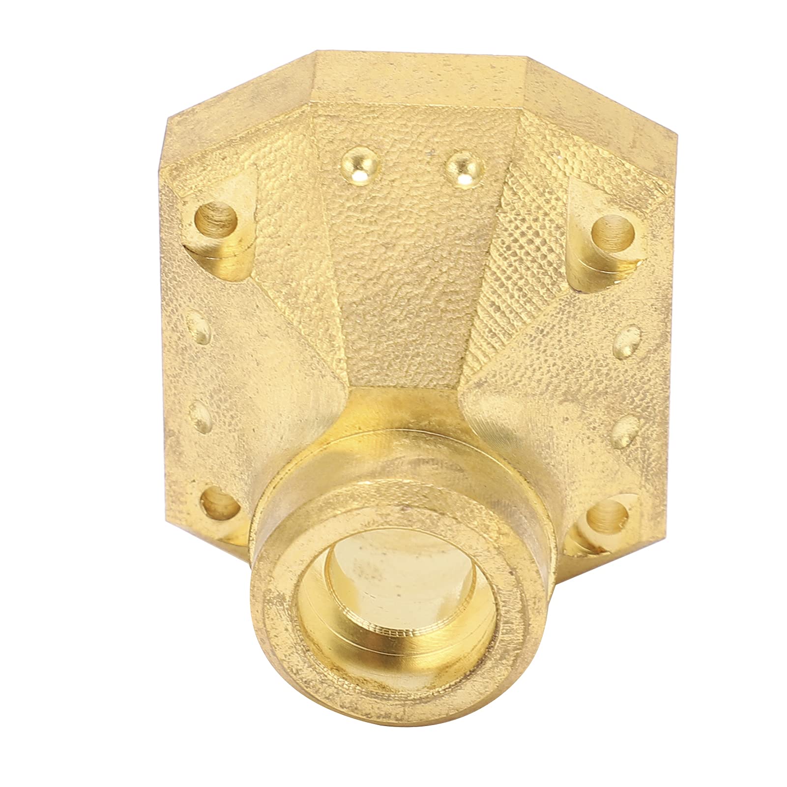 Brass Front Rear Axle Differential Cover for RC Cars - Golden Axial Replacement Accessory | Durable Off-Road & Crawler Performance Upgrade
