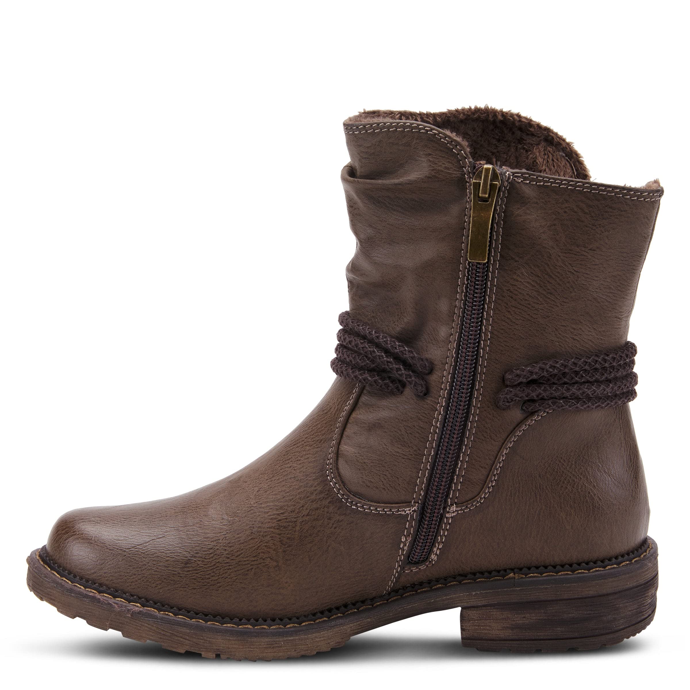 Spring Step Women's Mid Calf Boots - Comfortable Ankle Booties for Fall & Winter | Waterproof & Slip-Resistant | Casual & Dressy Style for Work, Travel & Everyday Wear