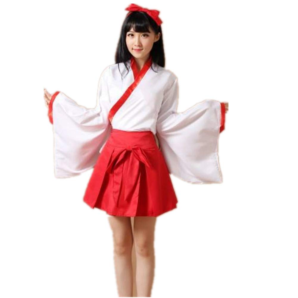 Anime Fox X Servant Cosplay Costume - White Ghost Butterfly Kimono Dress for Women | Perfect for Halloween, Cosplay Events & Anime Conventions