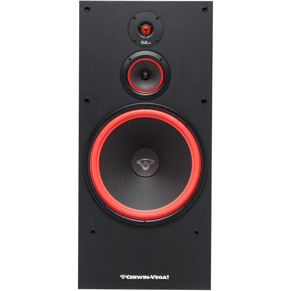 Cerwin Vega SL-15 15-Inch 3-Way Floor Standing Tower Speaker - High Power Home Audio System for Parties, Movies & Music (Brand New)