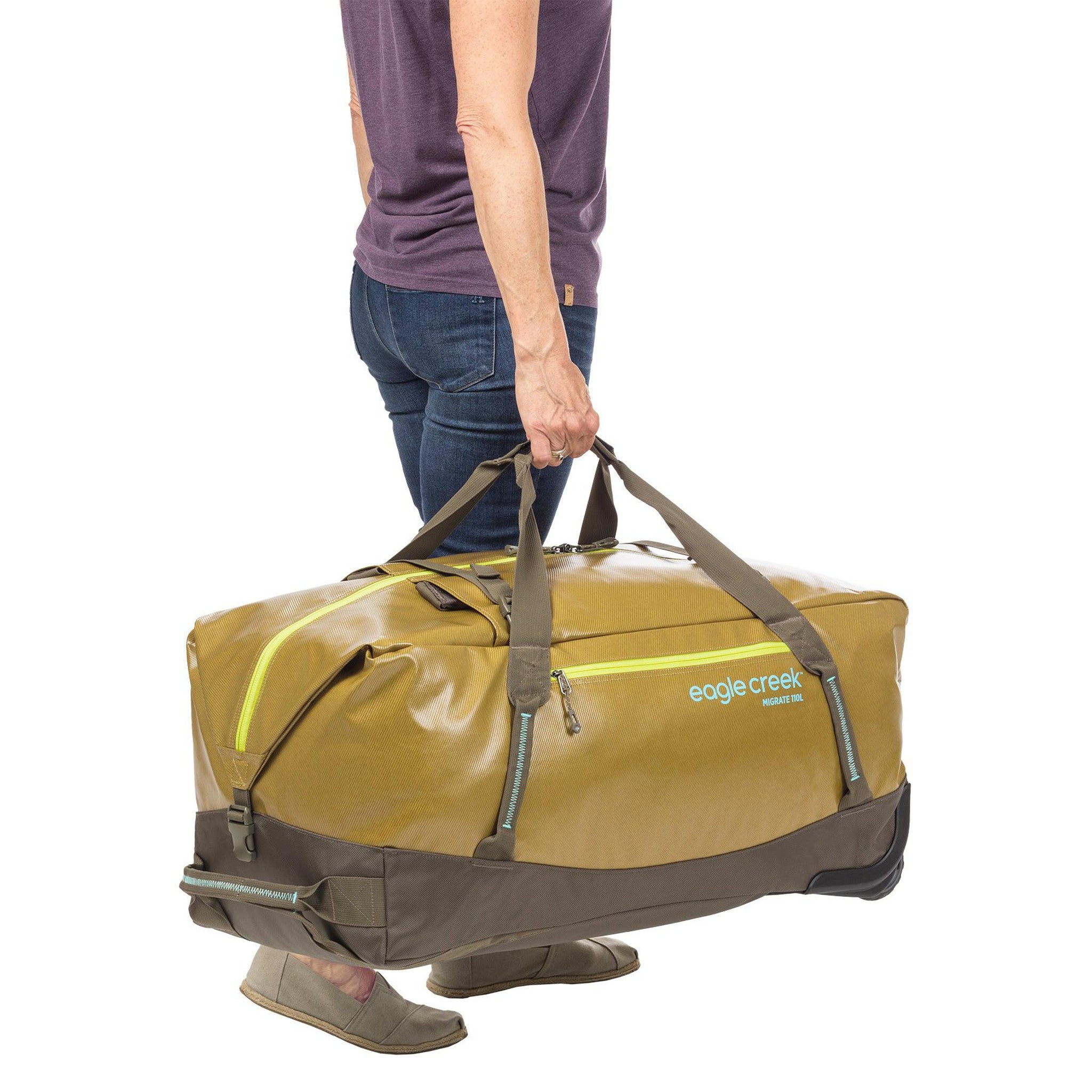 Eagle Creek Migrate Wheeled Duffel 110L - Large Travel Duffel Bag with Wheels for Airplane, Camping & Adventure Travel - Durable Luggage for Men & Women