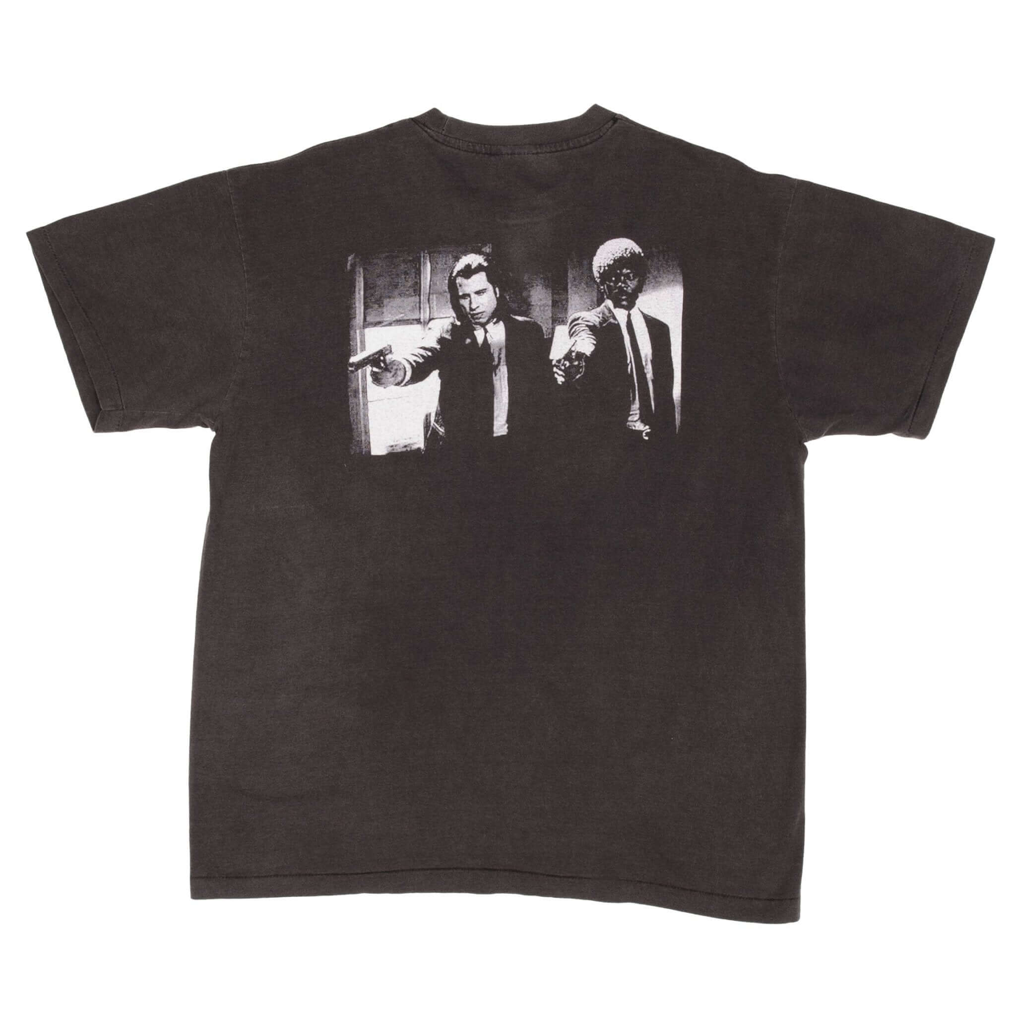 Vintage Pulp Fiction Movie T-Shirt XL - Quentin Tarantino Inspired Graphic Tee - Single Stitch Cotton for Casual Wear & Movie Nights