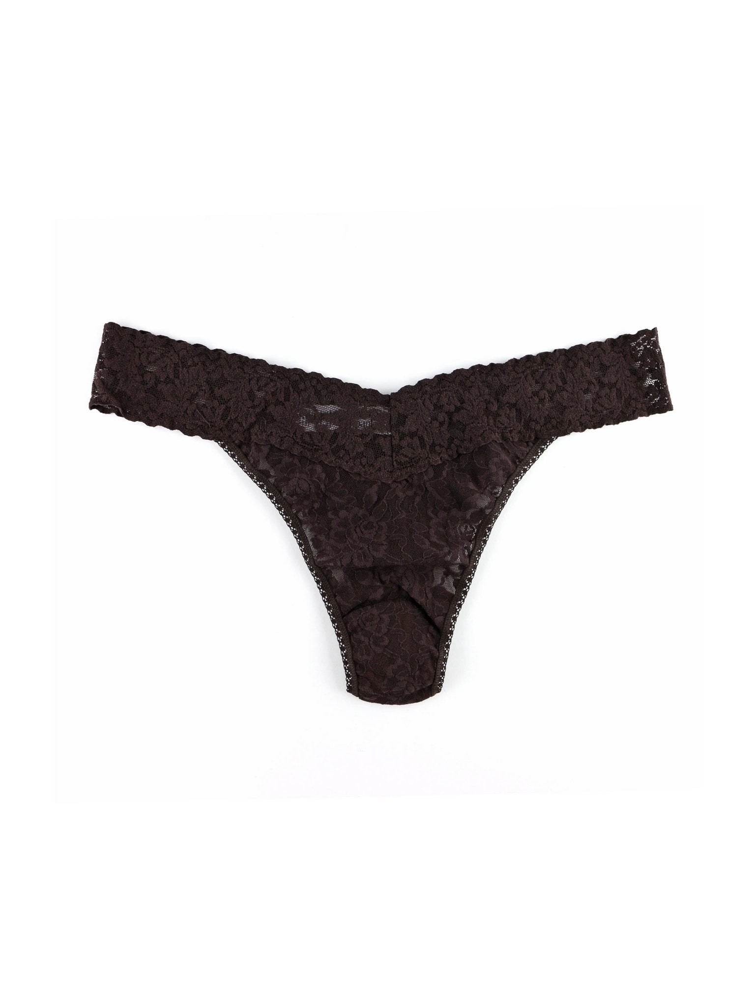Plus Size Signature Lace® Original Rise Thong - Comfortable Women's Underwear for Everyday Wear, Special Occasions & Bridal Lingerie