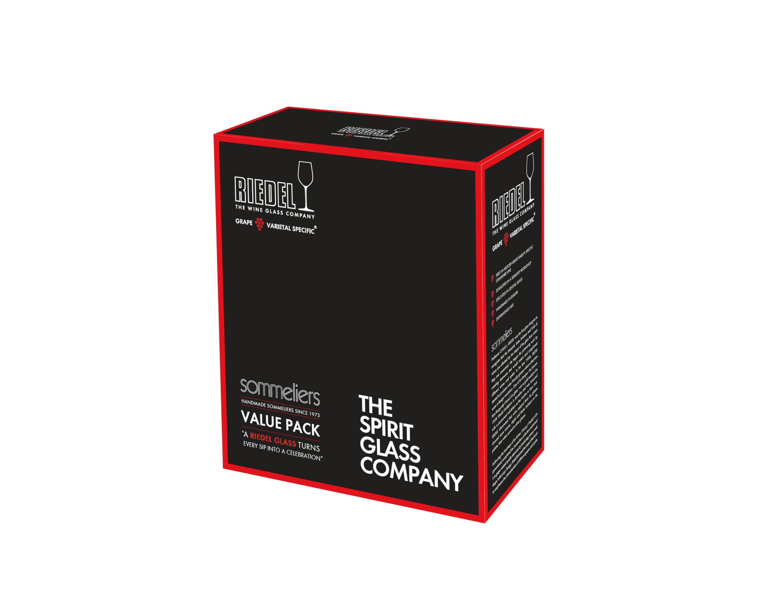 Riedel Sommeliers 7 Ounce Single Malt Whisky Glasses - Set of 2 Crystal Clear Bar Glasses for Whiskey Tasting & Home Entertaining
