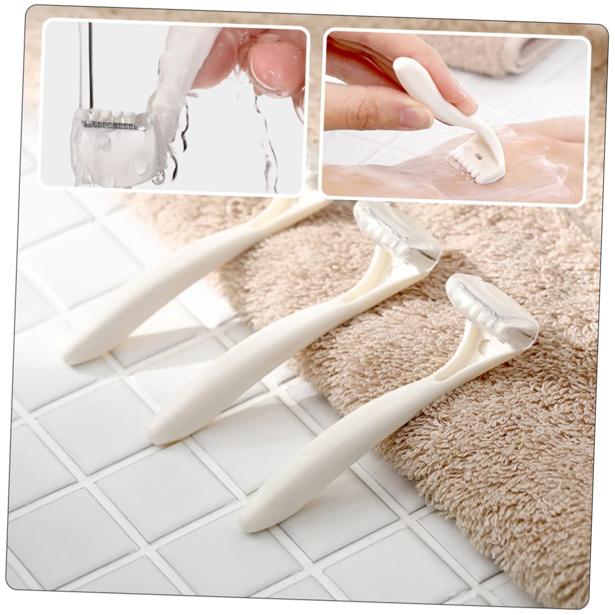 15 Pcs Women's Hair Remover & Body Trimmer Set - Stainless Steel Razor for Arms, Legs & Bikini Line | Durable Depilator for Smooth Skin | Perfect for Travel & Home Use