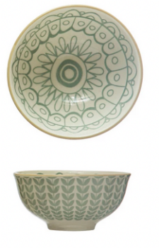 Handmade Abstract Stoneware Bowls Set - Unique Ceramic Serving & Decorative Bowls for Kitchen, Dining, and Home Decor