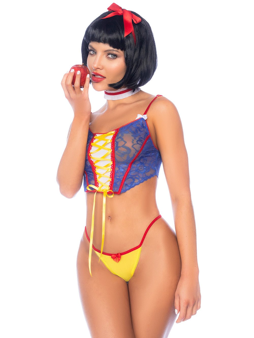 Mapale 60049 Poisoned Apple Fantasy Princess Costume - Perfect for Halloween, Cosplay, and Fairy Tale Themed Parties