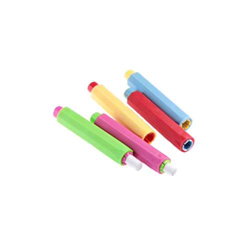 5PCS Plastic Chalk Holders for Teachers - Durable School & Office Chalk Case Cover - Perfect for Classroom, Blackboard Writing & Art Projects