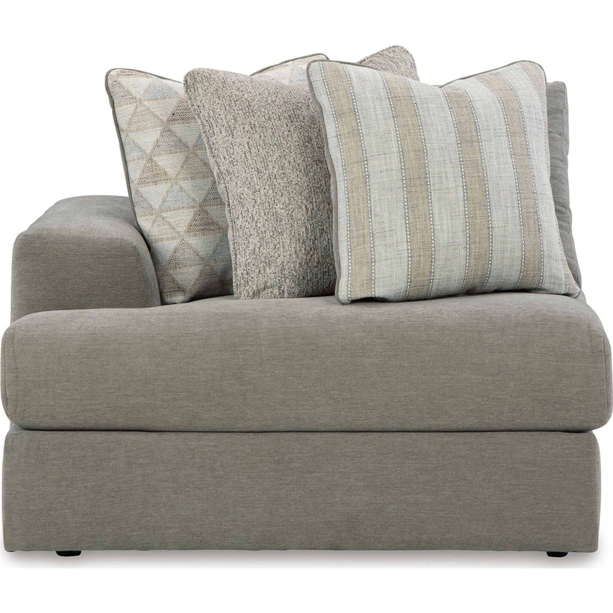 Avaliyah 4-Piece Modular Sectional Sofa Set in Ash Gray - Perfect for Living Room, Family Room & Home Theater Seating